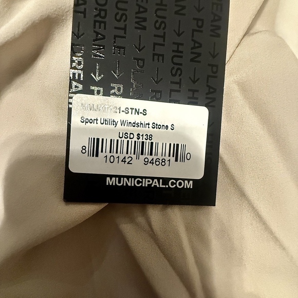 Municipal Sports Utility Gear - Outerwear Golf Windshirt Men’s Small - New w/Tag - Picture 9 of 12